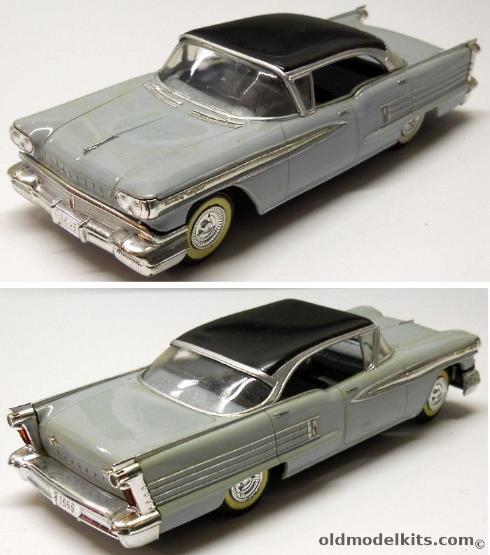 Jo-Han 1/25 1958 Oldsmobile 98 Four Door Hardtop Friction Drive Promo plastic model kit